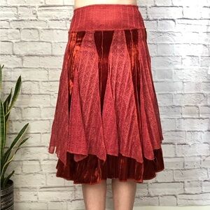 Vintage y2k Steps fairycore ren faire midi skirt